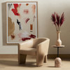 Fae Palermo Nude Leather Chair