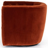 Hanover Sapphire Rust Swivel Chair