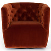 Hanover Sapphire Rust Swivel Chair