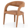 Hawkins Leather Barrel Dining Chair