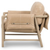 Harrison Palermo Nude Leather Chair