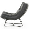 Hoover Heirloom Black Leather Chair