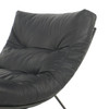 Hoover Heirloom Black Leather Chair