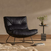 Hoover Heirloom Black Leather Chair