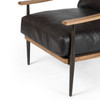 Kennedy Sonoma Black Leather Chair