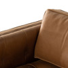 Kiera Palermo Cognac Leather Swivel Chair