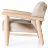 Oaklynn Buff Hair On Hide Chair