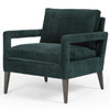 Olson Emerald Worn Velvet Chair