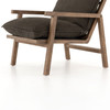 Orion Nubuck Charcoal Leather Chair