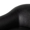 Quinton Arvada Black Leather Swivel Chair