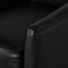 Quinton Arvada Black Leather Swivel Chair