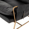 Taryn Sonoma Black Leather Chair