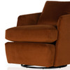 Whittaker Bleecker Rust Swivel Chair