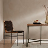 Lombard Woven Leather Dining Chair