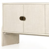 Cressida Painted Linen 4-Door Sideboard