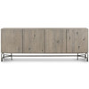 Marion Natural Oak Wood 4 Door Sideboard