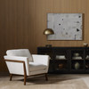 Normand Black Solid Oak Sideboard