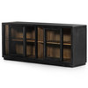 Normand Black Solid Oak Sideboard