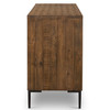 Wyeth Rustic Sandalwood 4 Door Sideboard