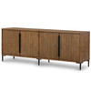 Wyeth Rustic Sandalwood 4 Door Sideboard