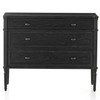 Toulouse Black Solid Oak Chest