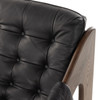 Halston Heirloom Black Leather Chair