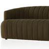 Elliana Fiqa Boucle Olive Sofa 91"