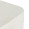 Basil Matte White Square Outdoor Drink Table