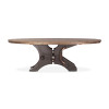 Barn Rustic Industrial Oval Dining Room Table 96"