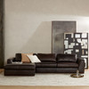 Colt 2 Piece Heirloom Cigar Leather Sectional LAF Chaise