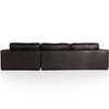 Colt 2 Piece Heirloom Cigar Leather Sectional RAF Chaise