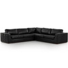 Colt 3 Piece Heirloom Black Leather Sectional