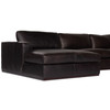 Colt 4 Piece Heirloom Cigar Leather Sectional LAF Chaise