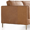 Emery Sonoma Butterscotch Leather 2 Piece RAF Sectional