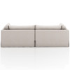 Habitat Bennett Moon Double Chaise Sectional 102''