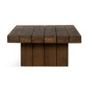 Encino Reclaimed Teak Wood Outdoor Coffee Table 60"