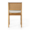Merit Teak Wood & Woven Cane Outdoor Dining Chair