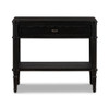 Maison Distressed Black Oak 1 Drawer Nightstand 32"