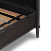 Maison Distressed Black Oak King Platform Bed