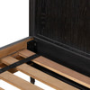 Maison Distressed Black Oak King Platform Bed