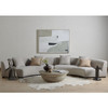 Liam Knoll Sand 2 Piece Curved Sectional Sofa