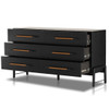 Rosedale Ebony Oak 6 Drawers Dresser 62"