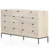 Trey Dove Poplar 9 Drawer Dresser 70"