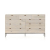 Trey Dove Poplar 9 Drawer Dresser 70"