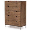 Trey Auburn Poplar 5 Drawer Tall Dresser 36"