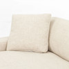 Plume Modern Cream Performance 2 Piece LAF Sectional 106"