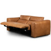 Radley Butterscotch Leather Power Recliner 2 Piece Sectional 89"