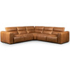 Radley Butterscotch Leather Power Recliner 5-PC Corner Sectional