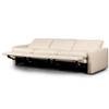 Tillery Beige Linen Upholstered Power Recliner 3-Piece Sofa
