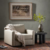 Hampton Sand Upholstered Swivel Chair